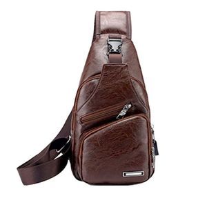 SOLD Unisex Brown Crossbody Bag